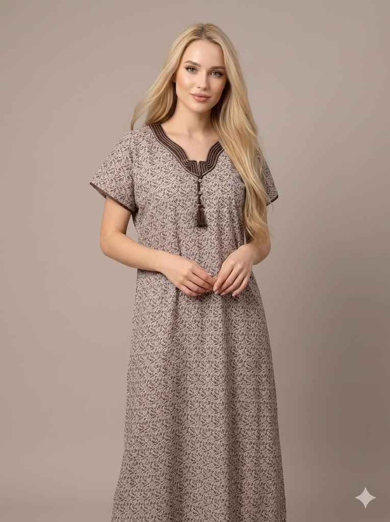 Premium Cotton Nighty | Gown