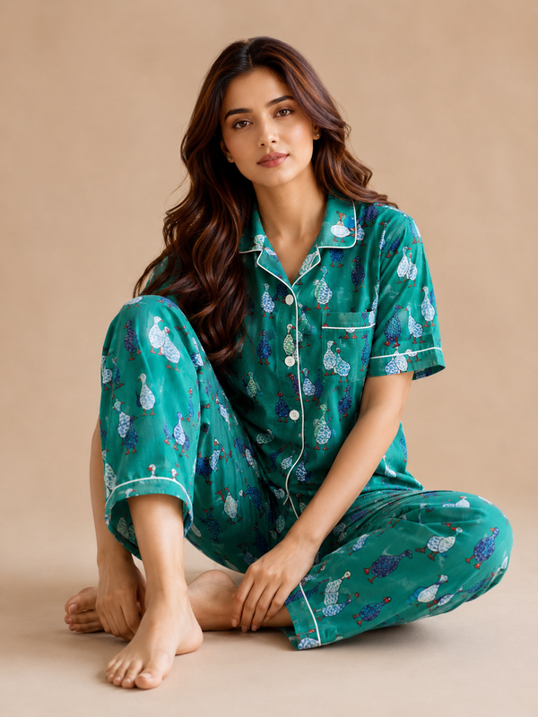 Luxurious Cotton Night Suit For Women