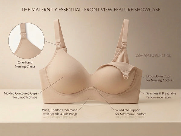 Seamless Maternity & Nursing Bra