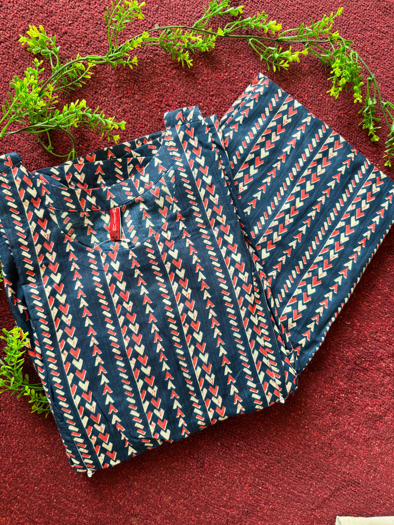 Blue Lines Maternity Cotton Co-Ord Set