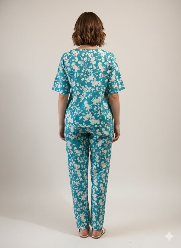 Cotton Printed Co-ord Set for Women | Comfortable Loungewear