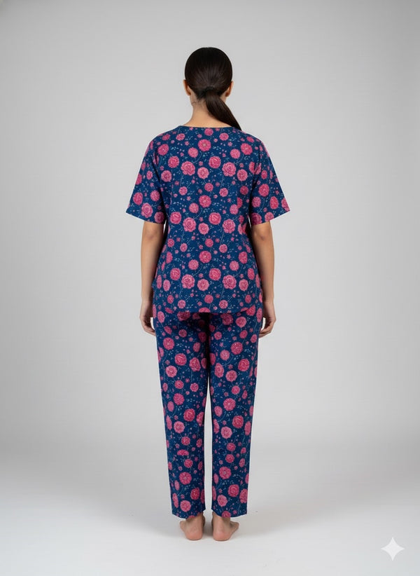 Cotton Printed Co-ord Set for Women | Comfortable Loungewear