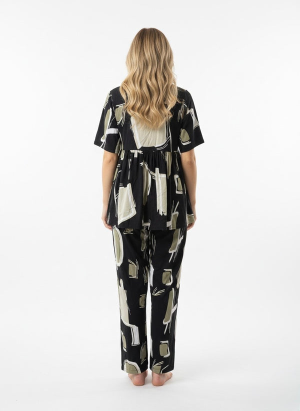 Premium Rayon Printed Maternity Co-ord Set for Women | Comfortable Loungewear